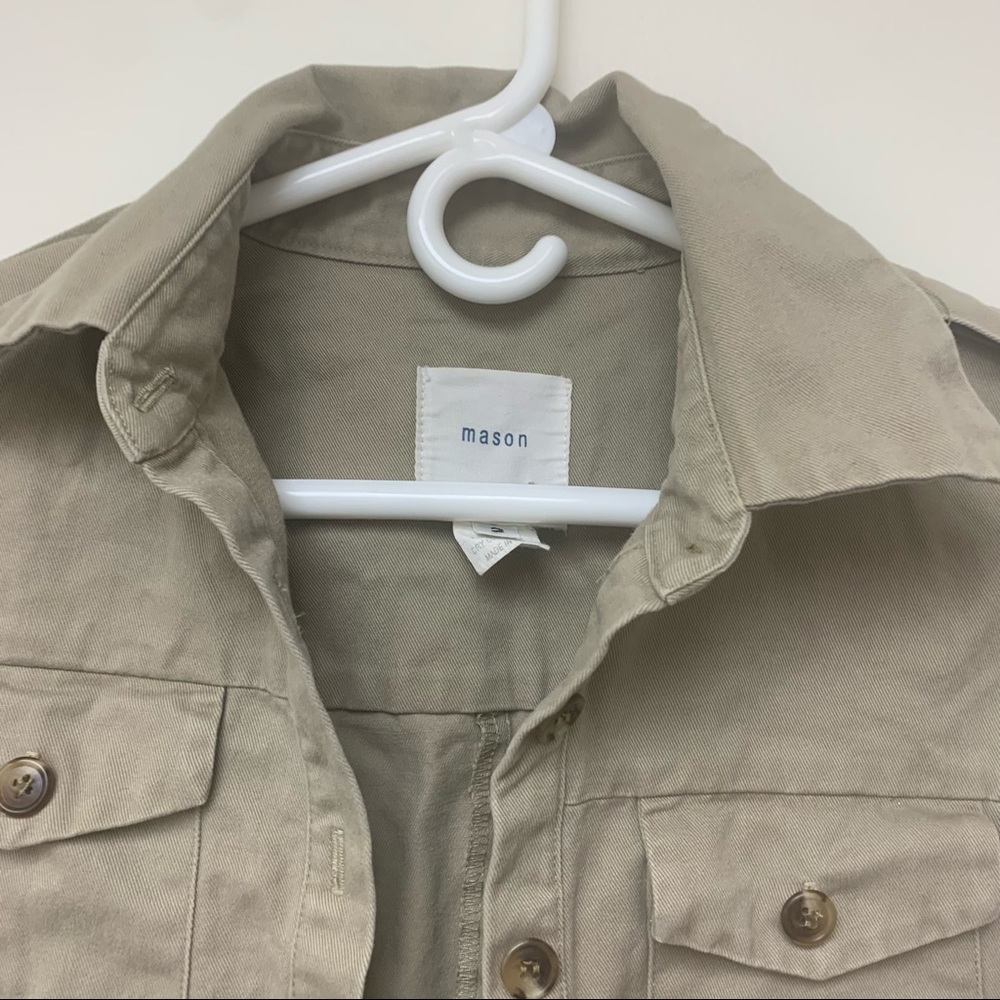 Mason Khaki Cropped Jacket - Picture 2 of 9